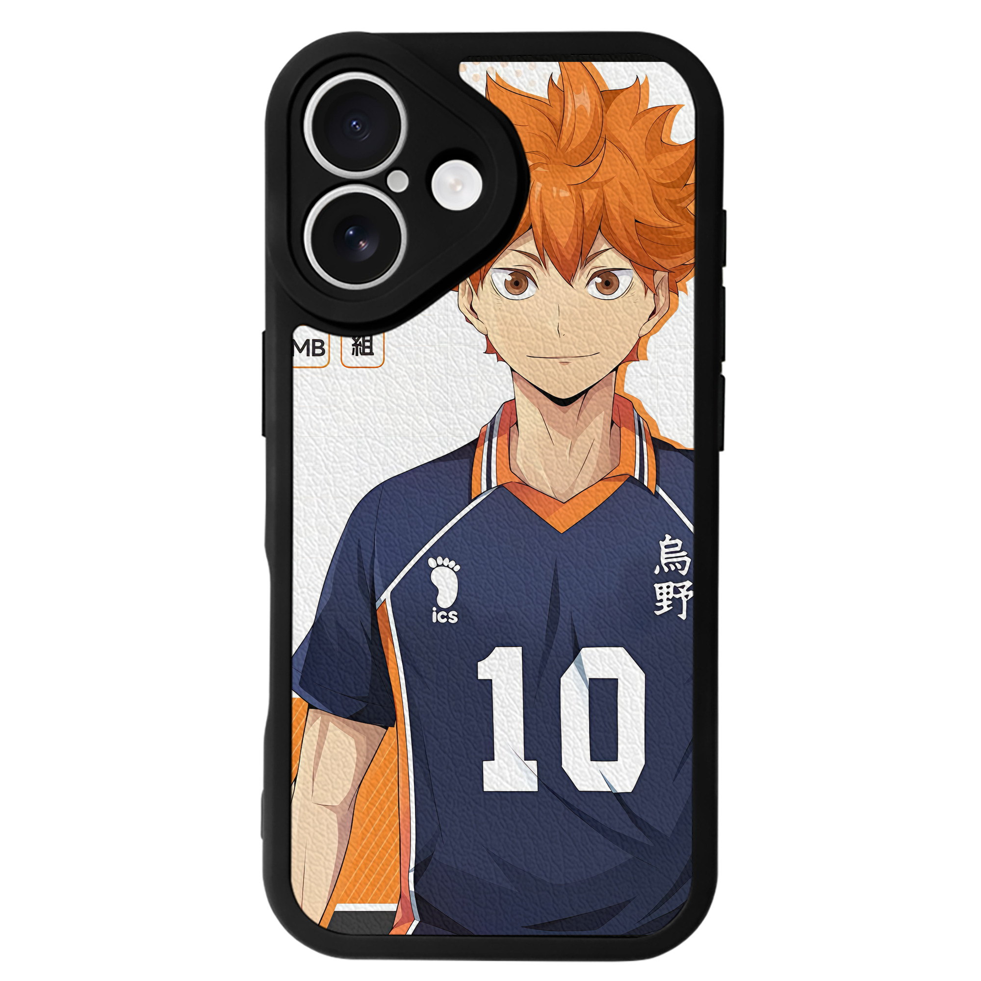 （画像用） ハイキュー!! Haikyu!! 【iPhone 16シリーズ対応】シリコンスマホケース（レザー調） 材質：シリコン